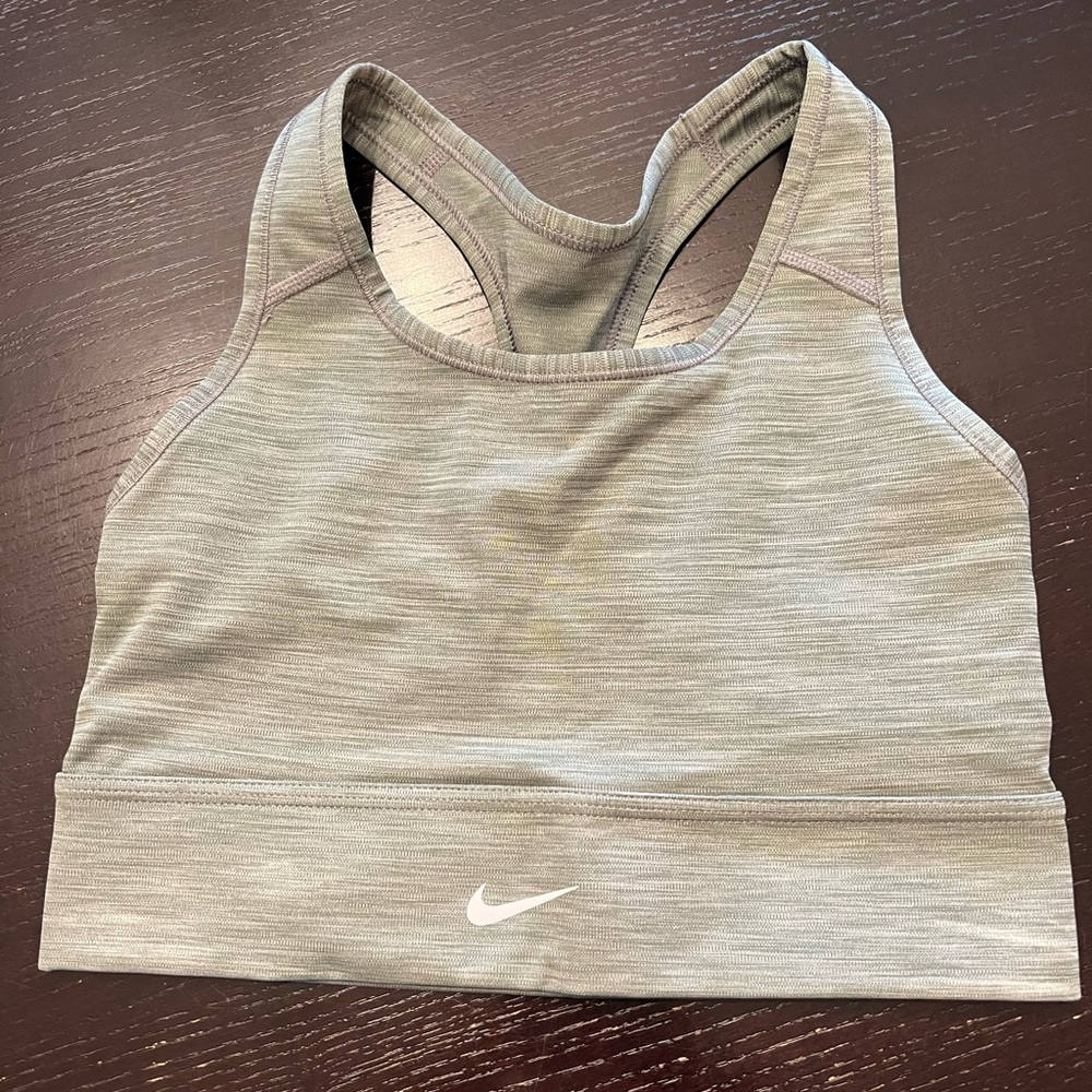 NWOT Grey longline nike sports bra